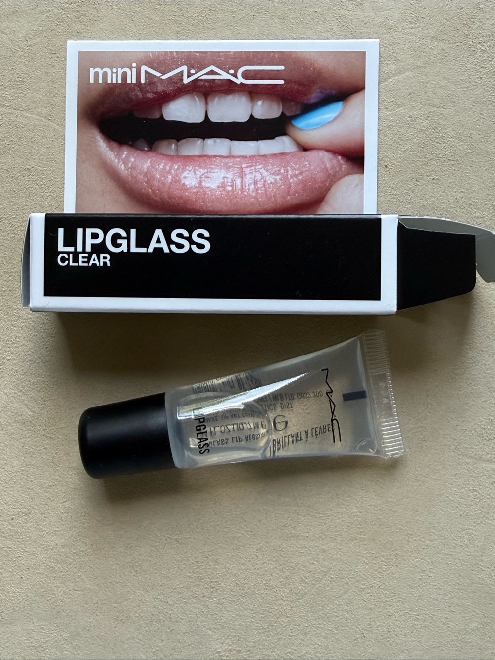 MAC Crystal Clear Mini Lipglass Gloss - Clear